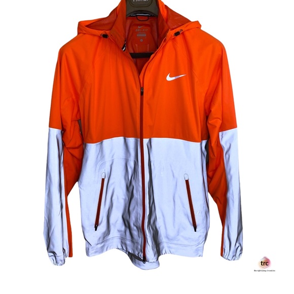 Nike Other - Nike Running Dri-fit Reflective Hooded Jacket